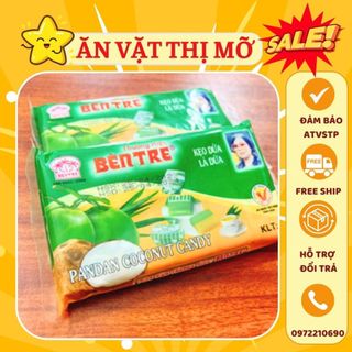 Kẹo dừa lá dứa đặc sản bến tre hộp 48 viên