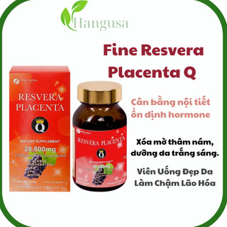 Date: 2025 Viên Uống Đẹp Da, Làm Chậm Lão Hóa Fine Resvera Placenta Q 120 viên