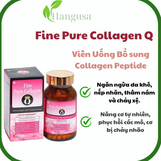 Date : 2025 Fine Pure Collagen Q Hỗ Trợ Đẹp Da ,Chống Lõa Hóa Da 375 viên