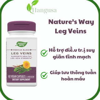 Viên giảm giãn tĩnh mạch Nature’s Way Leg Veins 60 viên
