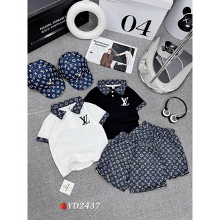 Bộ LV bé trai kèm mũ