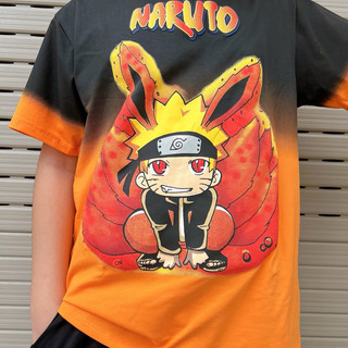 [size 12kg-65kg] Bộ thun cotton Naruto in nổi cho bé