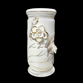 Ống nhang kim sen trắng 200 cao 20cm,25.5cm