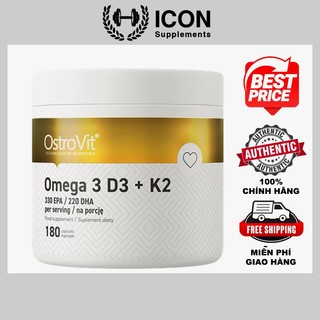 Thực phẩm bổ sung ostrovit omega 3 d3 k2 - hỗ trợ sức khoẻ toàn diện