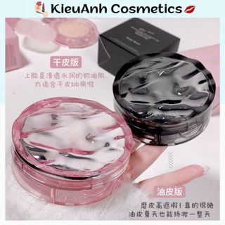 Cushion GEGEBEAR  vỏ hồng đen kèm lõi thay thế dưỡng ẩm mềm mịn cho da phấn nước kiềm dầu nâng tone