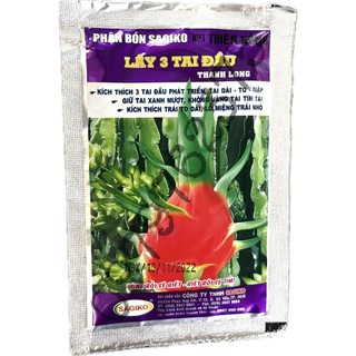 Phân Bón Chuyên Thanh Long - Lấy 3 Tai Đầu Thanh Long - Tai Đầu Xanh Mượt - Miệng Trái Nhỏ - Gói 25g
