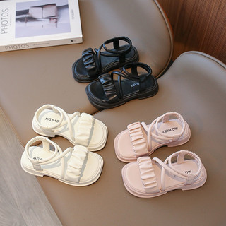 Sandal quai bèo nhún, dép quai hậu bé gái từ 3 đến 12 tuổi nhẹ êm, mềm mại