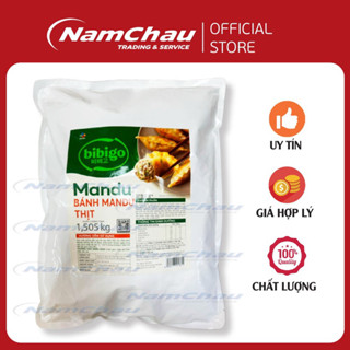 Bánh xếp Mandu Thịt CJ Food Bibigo 1.505gr chiên, rán, hấp tiện lợi [Giao hoả tốc HN]