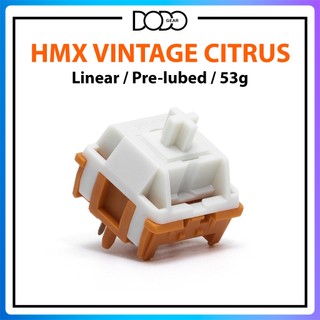 Switch HMX Vintage Citrus 5 PIN Linear 53g công tắc bàn phím switch dành cho game thủ HMX Vintage Citrus DoDo Gear