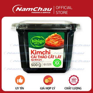 Kimchi cải thảo cắt lát Ông Kim's Bibigo túi 500g