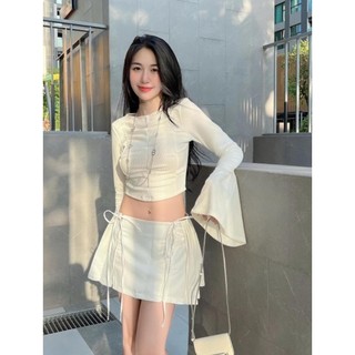 🍒🍒 ÁO CROPTOP TAY CON NHÚNG NGỰC 💯💯