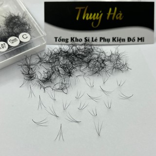 Mi fan 3D dày 0.07-0.10 cong C-CC-D_500fan/hộp mi xòe đẹp,chân keo nhỏ - Thúy Hà