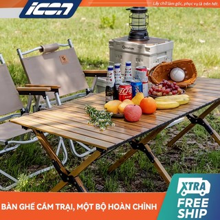 ICON Bàn gấp, bàn gấp di động, bàn cắm trại ngoài đồng, bàn giải trí trong gia đình, bàn ngoài trời