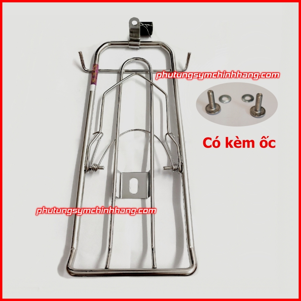 BAGA giữa Inox 304 xe STAR SR 125/ STAR X