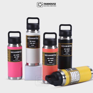 Bình giữ nhiệt Titan thể thao 1100ml bình nước giữ nhiệt Fan House inox 304 cao cấp, vỏ chống xước