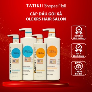 Cặp Dầu Gội Xả Olexrs Hair Salon 500ml-960ml Cho Tóc Khô Xơ Hư Tổn Tóc Gàu Ngăn Rụng Tóc