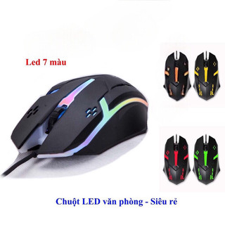  Chuột máy tính  chơi game có dây G21 led 7 màu cổng usb giá rẻ 