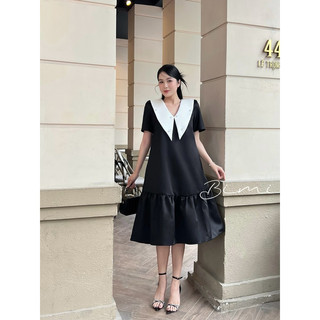 ĐẦM CỔ TRẮNG ĐÍNH ĐÁ - BIMI