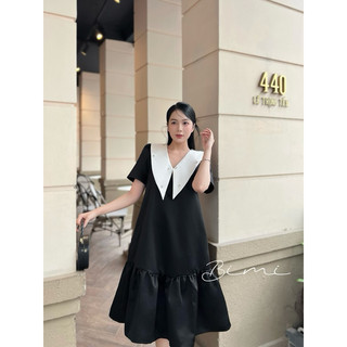 ĐẦM CỔ TRẮNG ĐÍNH ĐÁ - BIMI