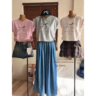 Áo thun croptop cánh dơi rút eo 9316- Comic