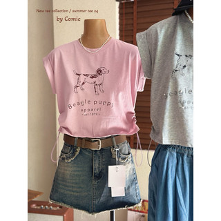 Áo thun croptop cánh dơi rút eo 9316- Comic