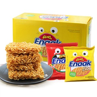 Hộp 24 gói snack mì tôm enaak trẻ em vị gà truyền thống 30g m04 - ăn vặt beegin