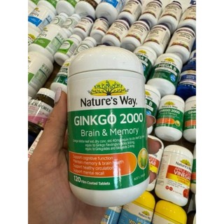 Bổ não Nature’s Way Ginkgo Biloba 2000mg