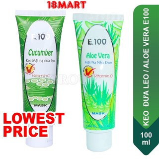 Keo mặt nạ lột nhẹ dưa leo / aroe vera e100, 100ml