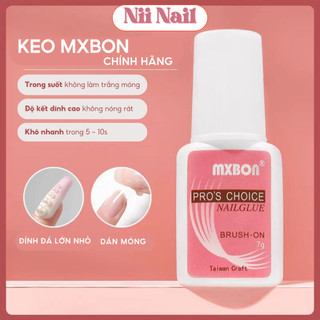 Keo Mxbon - keo dán móng giả Mxbon chính hãng, siêu dính chắc 7g