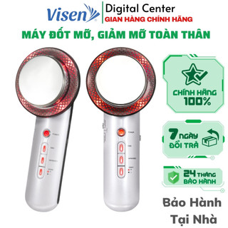 Máy Massage Giảm Mỡ Cầm Tay 3 Trong 1 VISEN Giảm Mỡ Bụng Đùi Mông, Công Nghệ Sóng Siêu Âm, Hồng Ngoại, Massage EMS