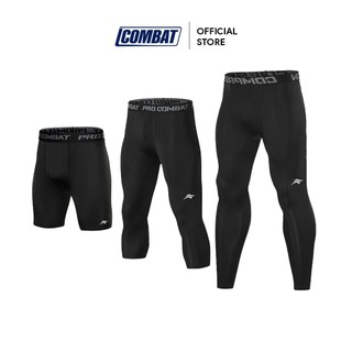 Quần legging nam combat bóng rổ quần thể thao nam chuyên GYM đá banh chống chầy xước ICOMBAT