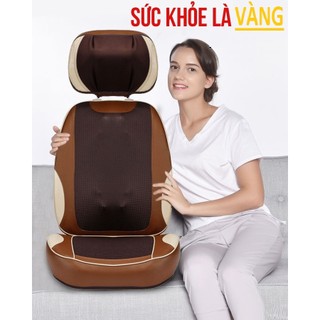 Đệm massage tòan thân Delux Cushion 6D (3 Mảnh tháo rời tiện dụng). Giá ưu đãi chào sàn