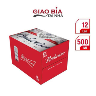 Thùng Bia Budweiser Mỹ 500ml x12 lon | Chính Hãng