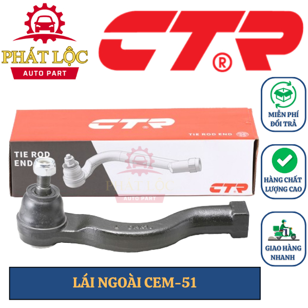 Rotuyn lái ngoài Triton 2005-2022, Pajero Sport 1999-2022, L200 2005-2022, Montero Sport  2000-2022 