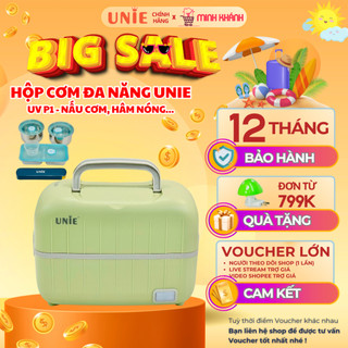 Hộp cơm điện văn phòng cao cấp UNIE UV-P1- Nấu cơm, hâm nóng, thố inox 304 an toàn, siêu tiện dụng