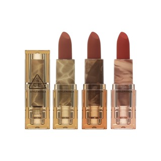 Son thỏi 3CE vỏ trong suốt dạng lì mềm mịn 3.5g 3ce Soft Matte Lipstick (Deep Under) Lip Make up Cosmetic