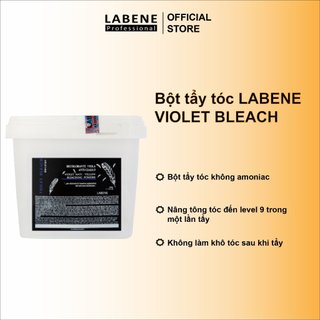 Bột tẩy tóc màu tím Labene 500ml dành cho tóc tẩy, không gây hư tổn tóc, hiệu quả cao, không gây rát da đầu | LABENE