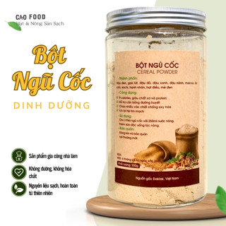 [500GR] Bột ngũ cốc dinh dưỡng CAO Food từ 11 loại hạt dinh dưỡng Đaklak nhà làm thơm ngon, phù hợp cho mọi người