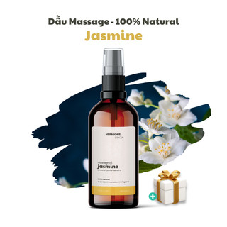 Dầu massage body hương hoa lài hermione, mát xa thư giãn, dưỡng da tự nhiên, an toàn cho mọi loại da