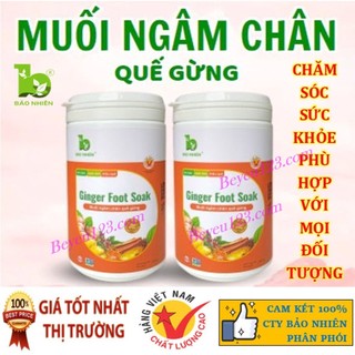 Combo 02 Hũ Muối ngâm chân thảo dược Bảo Nhiên - giúp giảm đau nhức, an thần, ngủ ngon (Việt Nam)