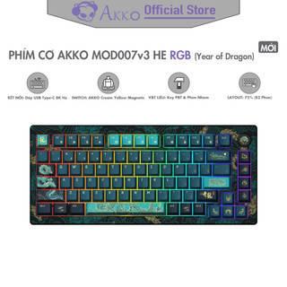 Bàn phím cơ akko mod007v3 he year of dragon - chính hãng