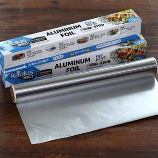 Giấy bạc nướng thịt BBQ 10m 30cm cánh đùi gà khoai lang mật bọc đồ ăn gói thức ăn lót nồi chiên không dầu màng nhôm