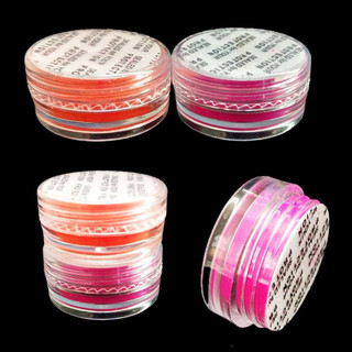 Set bột màu neon dặm ombre móng
