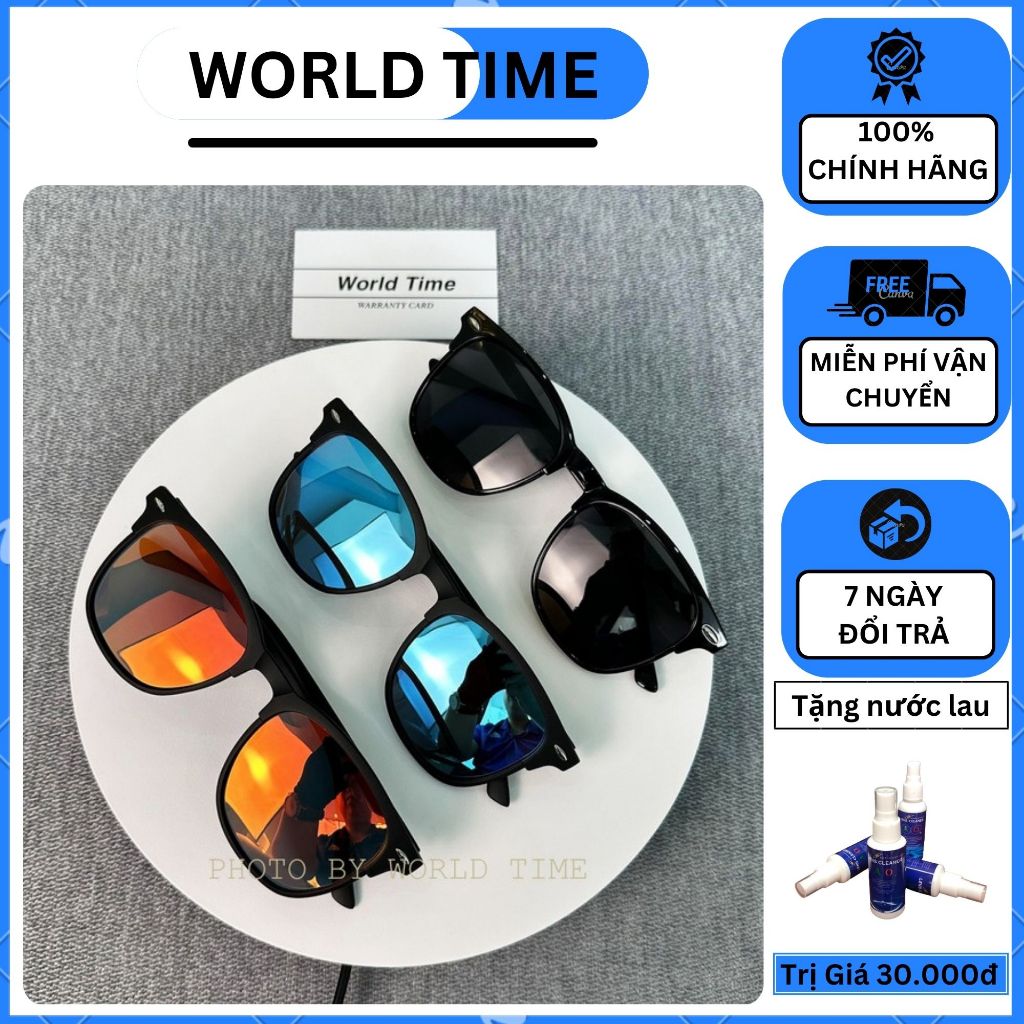 Kính mát nam nữ, kinh mắt GM1 thời trang nam nữ, tròng polazired chống tia UV chống ánh sáng xanh