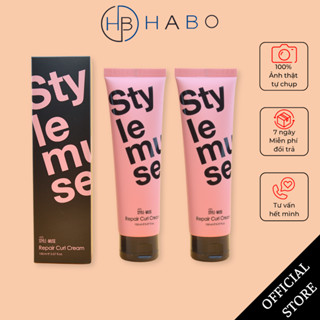  Kem tạo kiểu tóc xoăn ATS Stylemuse Repair Curl Cream 150ml kem tạo kiểu xoăn kem tạo kiểu dành cho tóc xoăn 