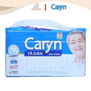 Tã dán CARYN size M dành cho người lớn 1 miếng, Bỉm dán cho mẹ sau sinh chống trào 4 chiều