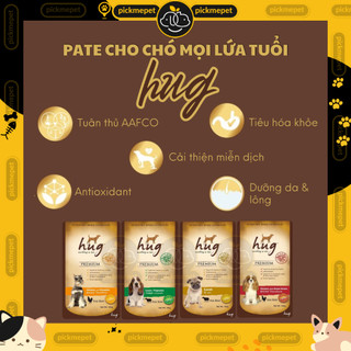 Pate HUG 120g - Pate Cho Chó Mọi Lứa Tuổi