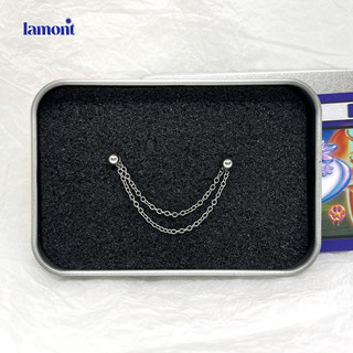 Khuyên xích đôi 2 đầu bi • lamontshop