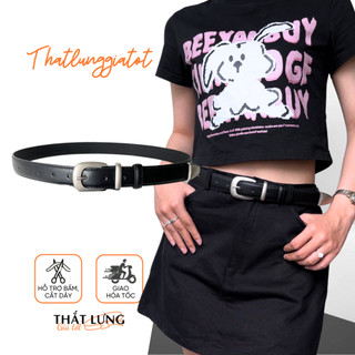 Thắt lưng nữ mặt bạc bản 2.3cm, 2.8cm tl188 - thắt lưng giá tốt