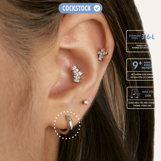 Khuyên tai vòng Thin Round Earring CockStock